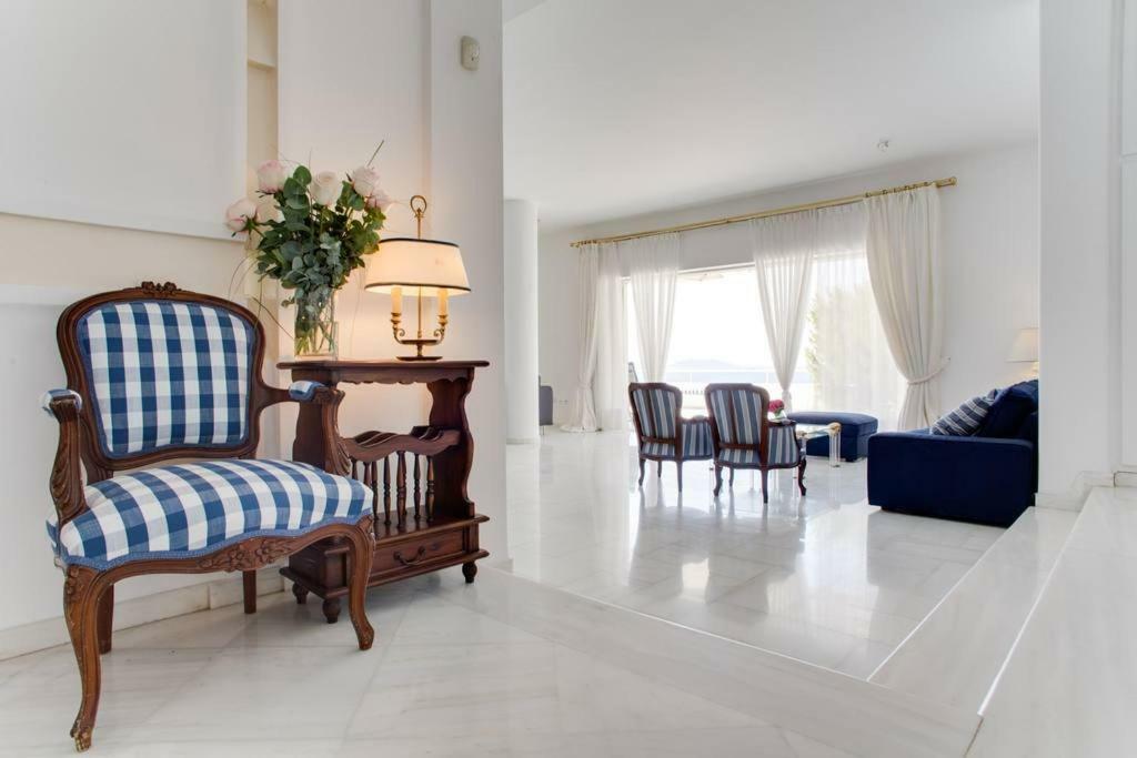 Beautiful, Private Villa By The Sea Agia Marina  Eksteriør billede