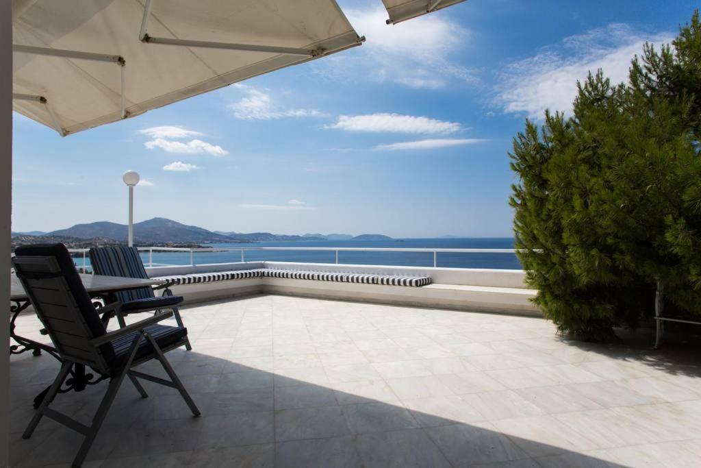 Beautiful, Private Villa By The Sea Agia Marina  Eksteriør billede