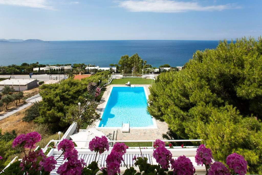 Beautiful, Private Villa By The Sea Agia Marina  Eksteriør billede