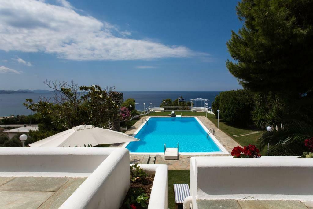 Beautiful, Private Villa By The Sea Agia Marina  Eksteriør billede